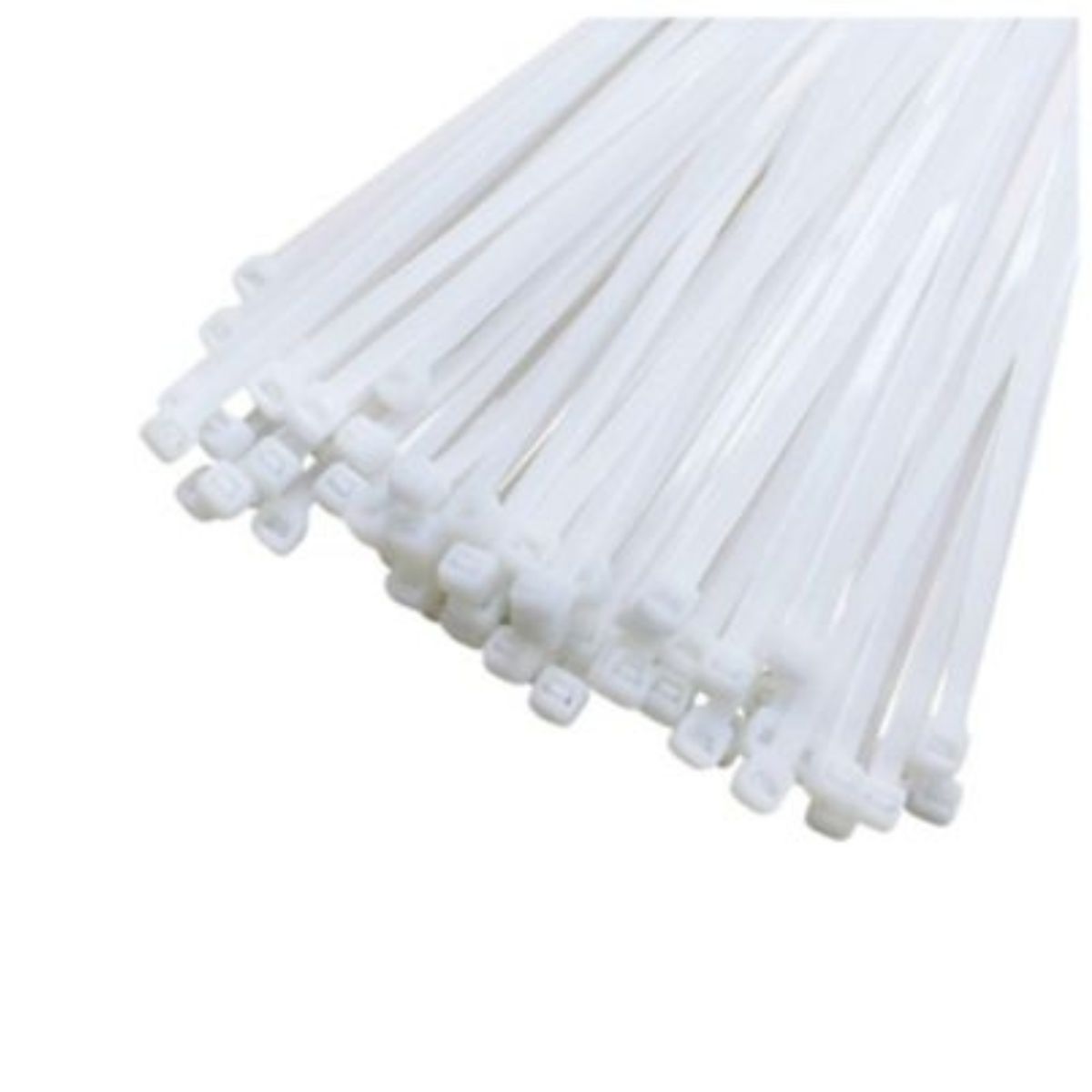 GENERICO - Cintillo Nylon de Seguridad Starker 250mm x 4.8 mm - Blanco