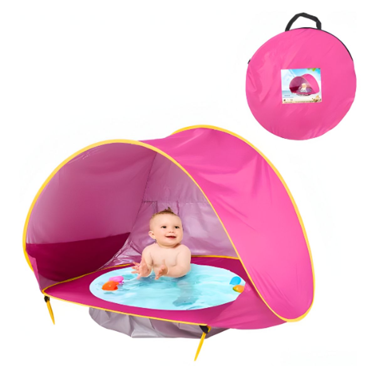 GENERICO - Carpa Rosa con Piscina Infantil