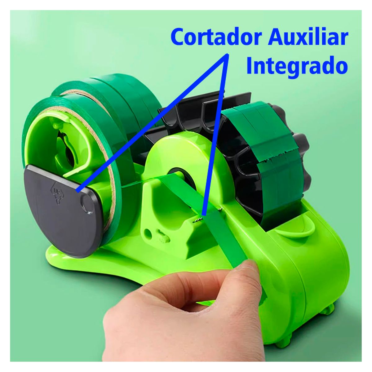 GENERICO - Dispensador cortador rotativo de Cinta Térmica sublimación - Adhesiva Oficina