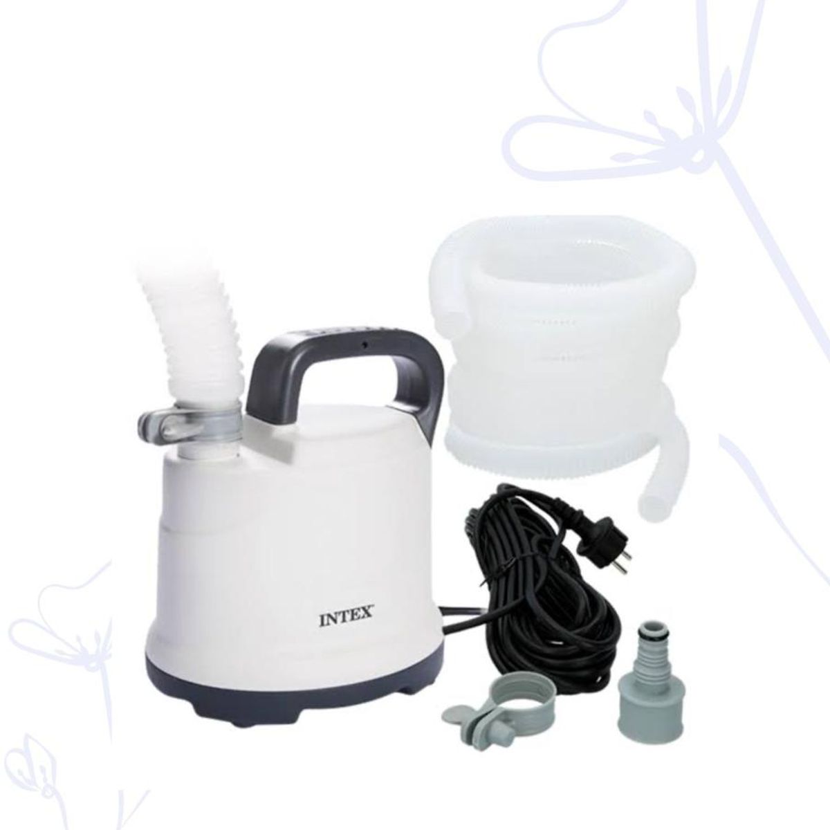 INTEX - Bomba de Vaciado Drenaje para Piscinas Estructurales