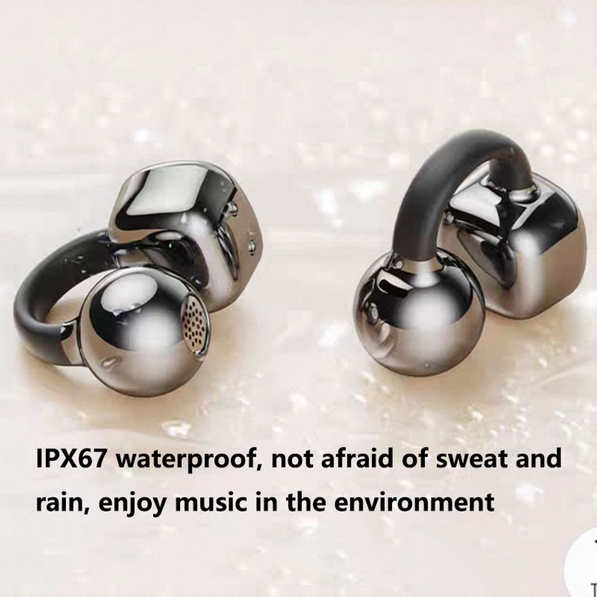 LENOVO - Set 2 De Audífonos Lenovo Clip Plus RS119 TWS  Bluetooth 6.0 - Morado