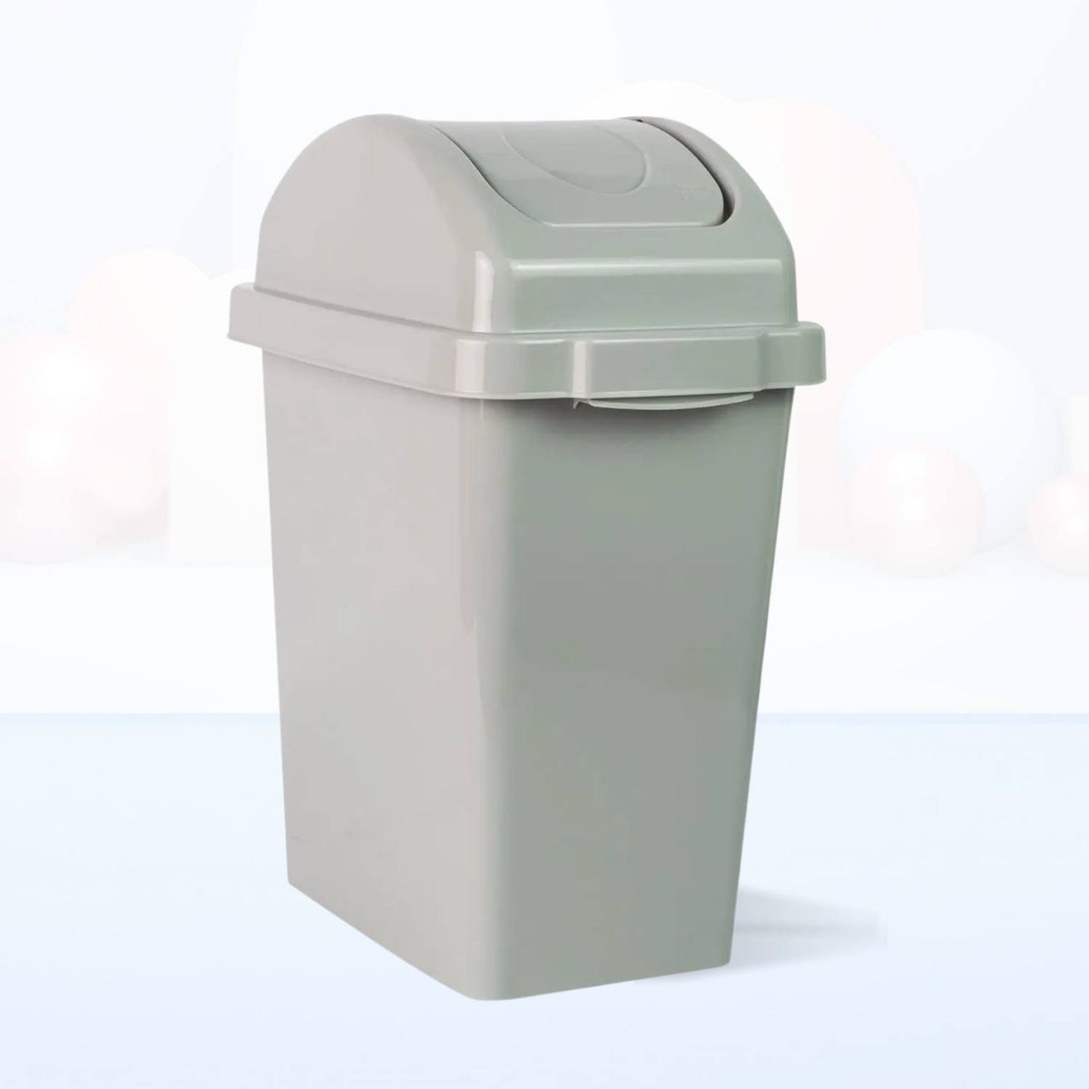 BASA - Papelera de Polipropileno Vaivén Elite Basa Gris 10 Litros