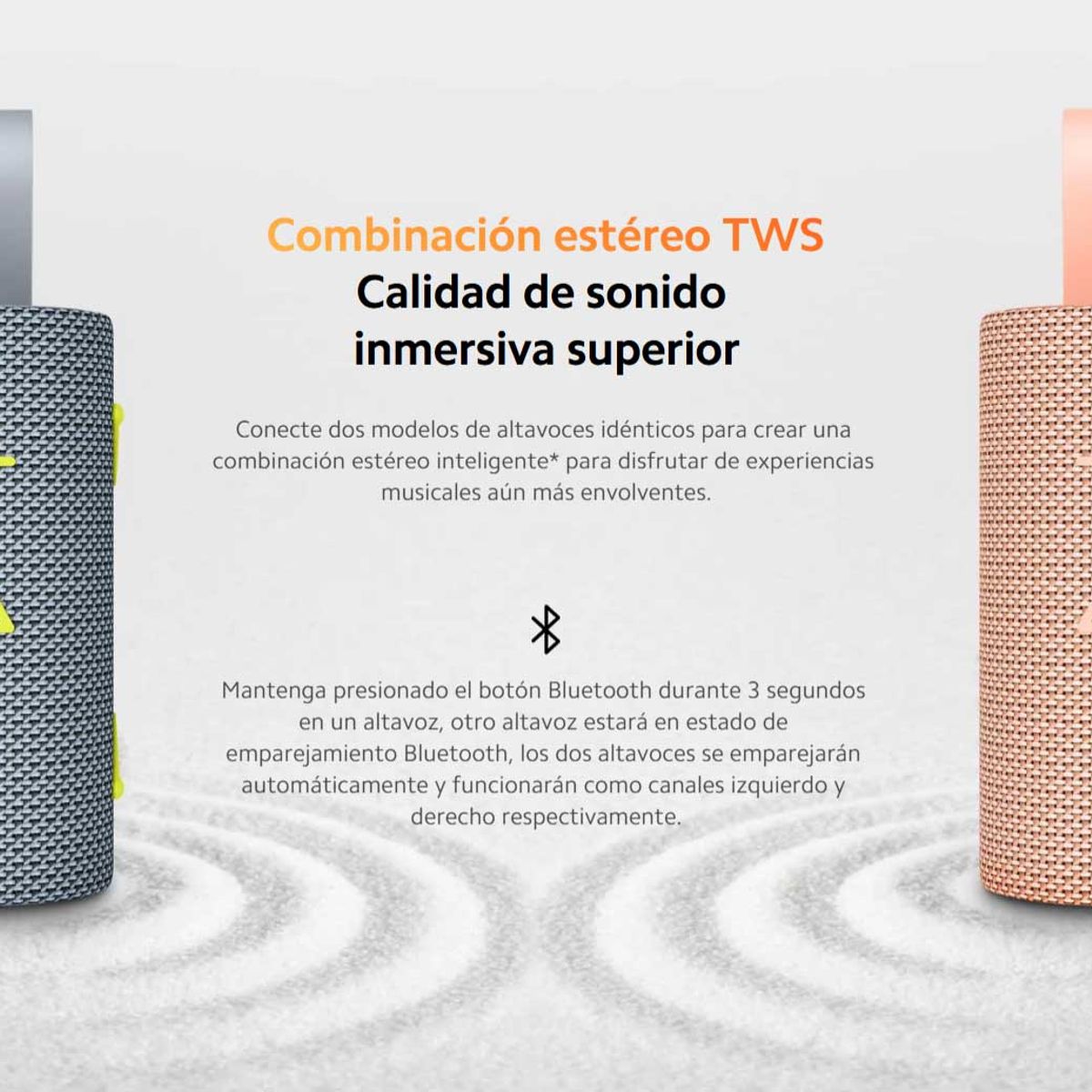 XIAOMI - Parlante Xiaomi Pocket Edition Sonido de Alta Calidad 5W IP67 - Gris Azulado