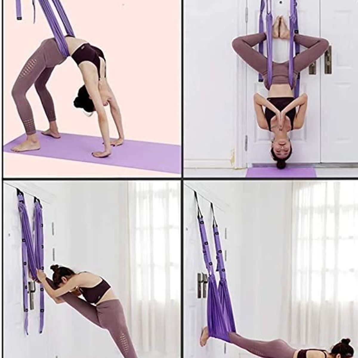 GENERICO - Correa Elástica de cintura y pierna para yoga