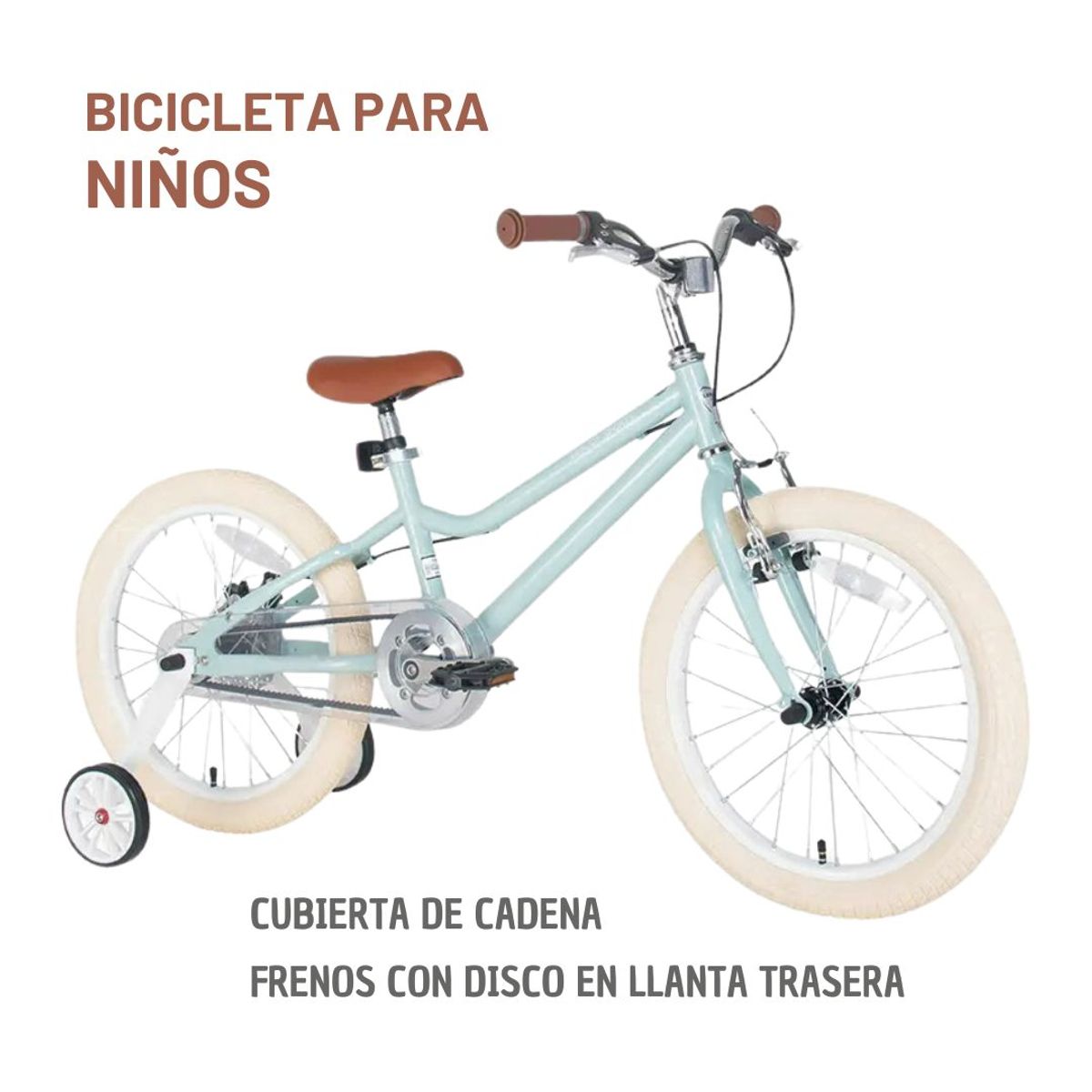 GENERICO - BICICLETA PARA NIÑOS RUEDA18