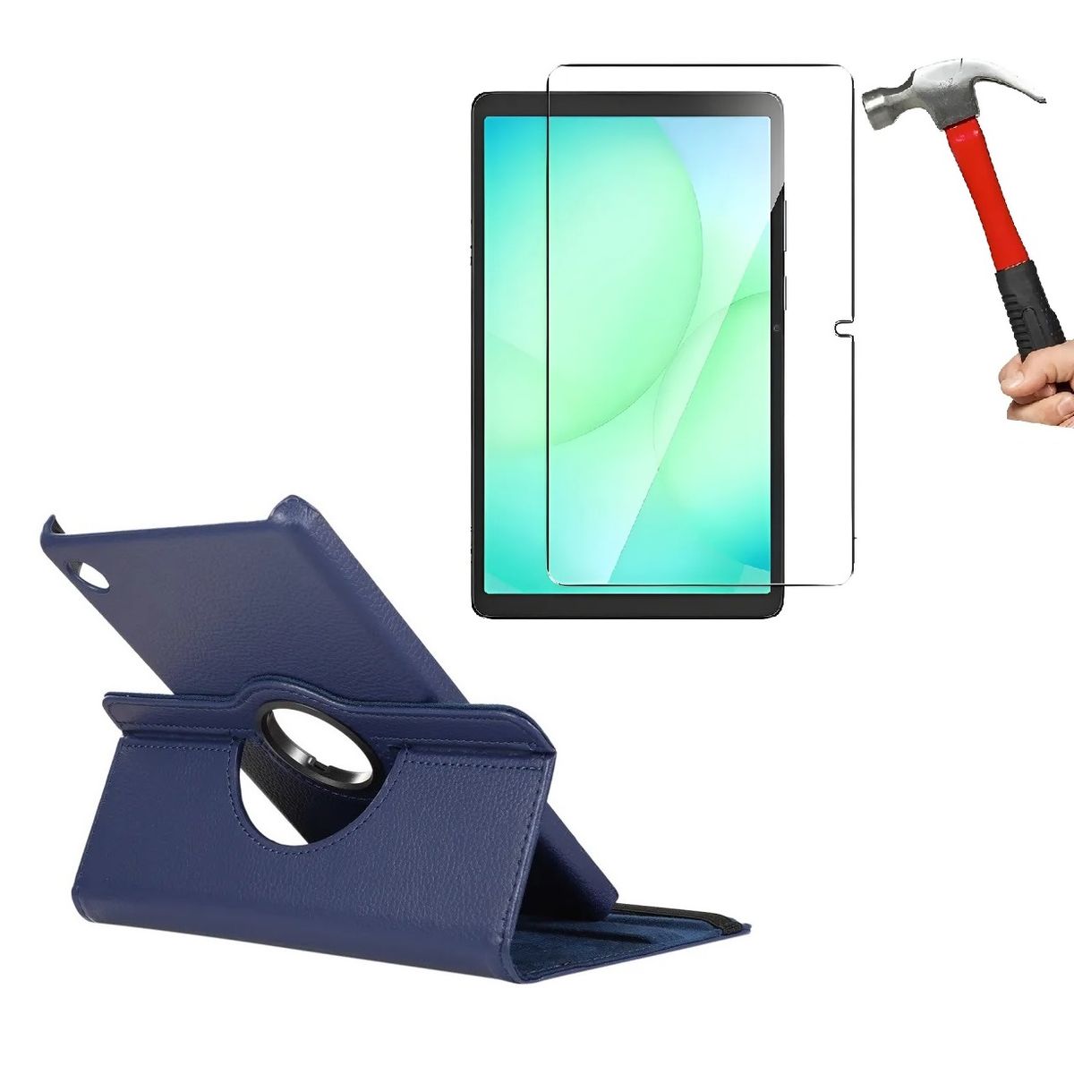 GENERICO - Funda + Mica Vidrio para Samsung Tab A11 Plus 11 2025 SM-X230 SM-X235