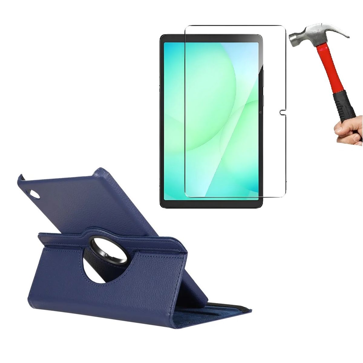 GENERICO - Funda + Mica Vidrio para Samsung Tab A11 Plus 11 2025 SM-X230 SM-X235