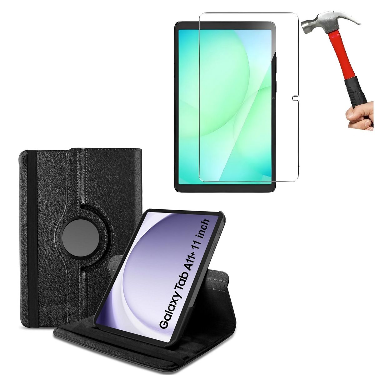 GENERICO - Funda + Mica Vidrio para Samsung Tab A11 Plus 11 2025 SM-X230 SM-X235