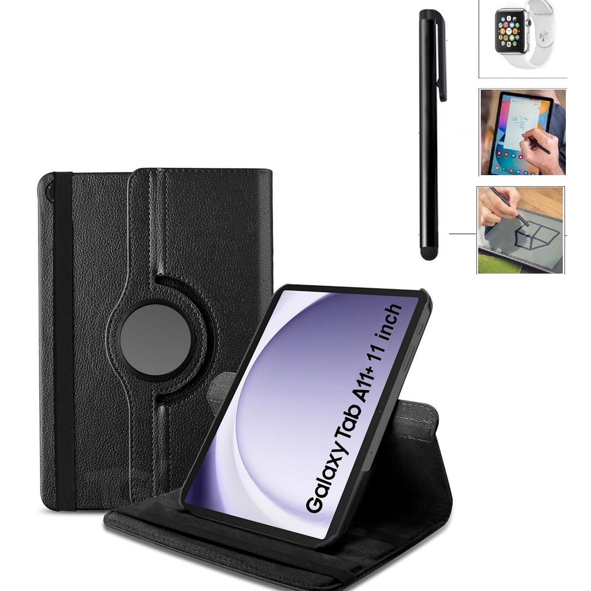 GENERICO - Funda + Lapiz Tactil para Samsung Tab A11 Plus 11 2025 SM-X230 SM-X235