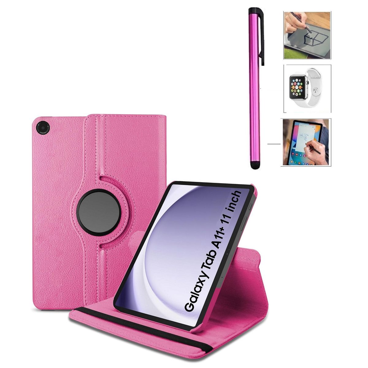 GENERICO - Funda + Lapiz Tactil para Samsung Tab A11 Plus 11 2025 SM-X230 SM-X235