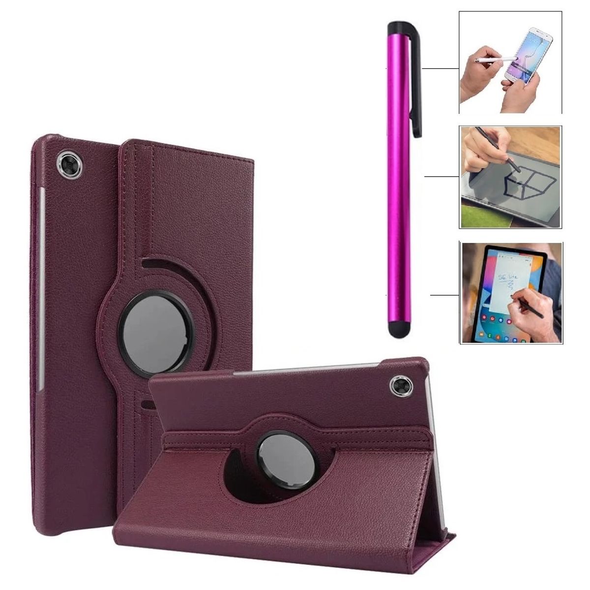 GENERICO - Funda + Lapiz Tactil para Samsung Tab A11 Plus 11 2025 SM-X230 SM-X235