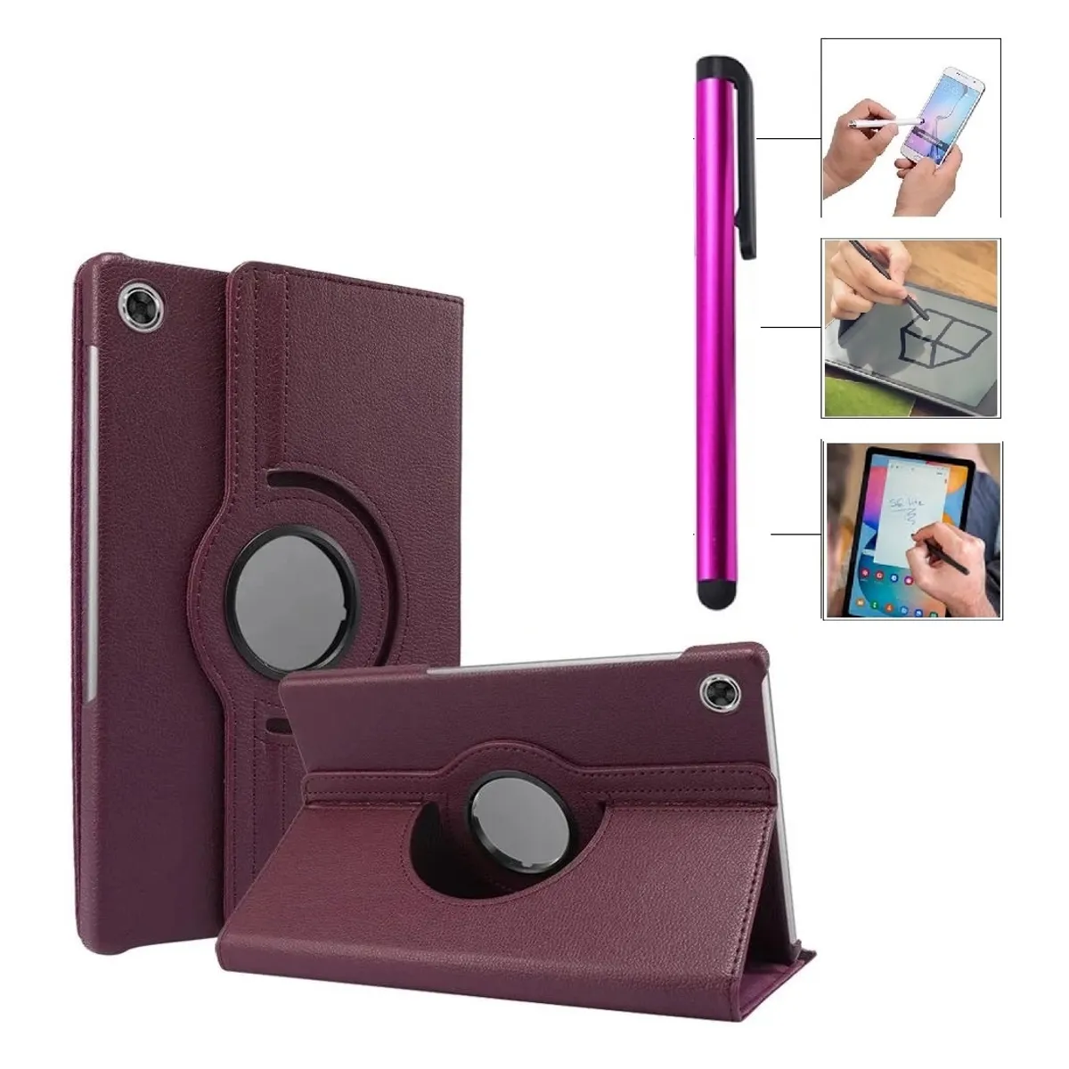 GENERICO - Funda + Lapiz Tactil para Samsung Tab A11 Plus 11 2025 SM-X230 SM-X235