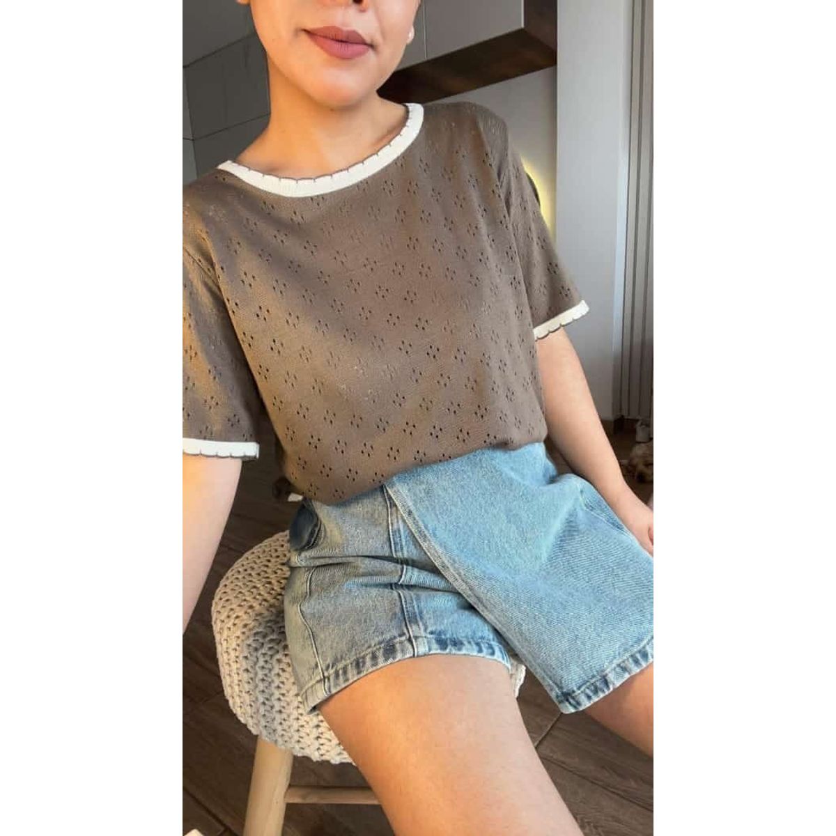 GENERICO - POLO HANNA HILO TACTO CALADO