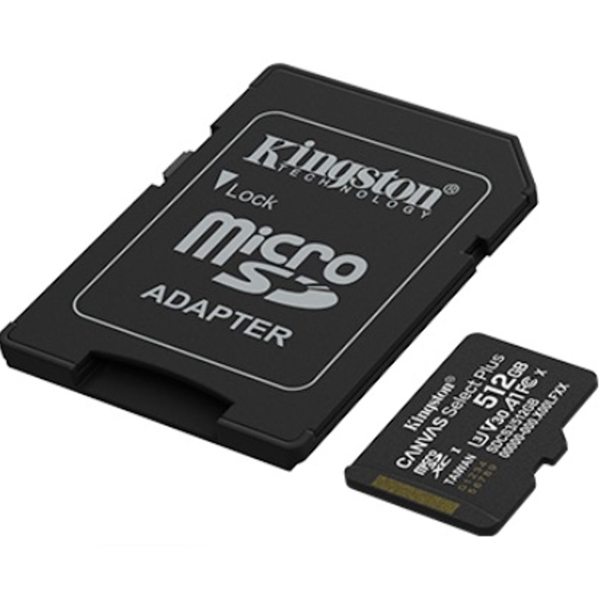 KINGSTON - Memoria Micro SD 512 GB Kingston Canvas Select Plus - Clase 10 UHS-I - 150MB/s - A1 -