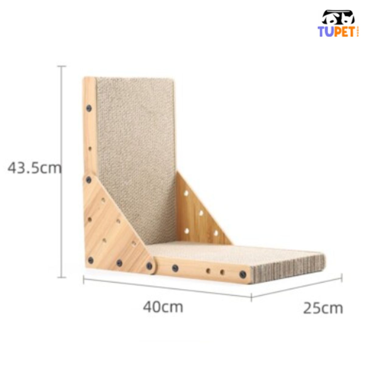 TUPET SHOP - Rascador Vertical para Gatos en Forma de L