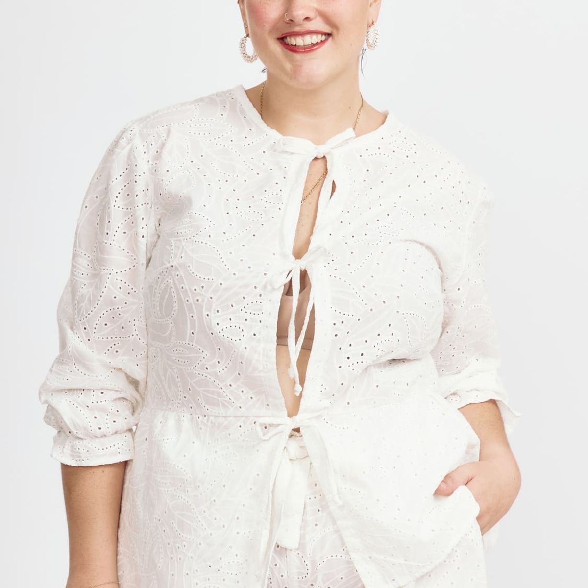 MISS LADY - Blusa Caual Mujer Broderi