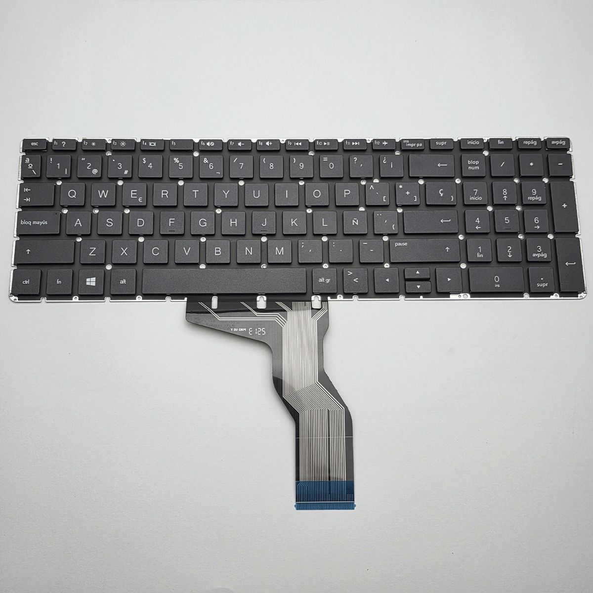 OEM - Teclado para Laptop HP 15-bs Compatible Español Negro