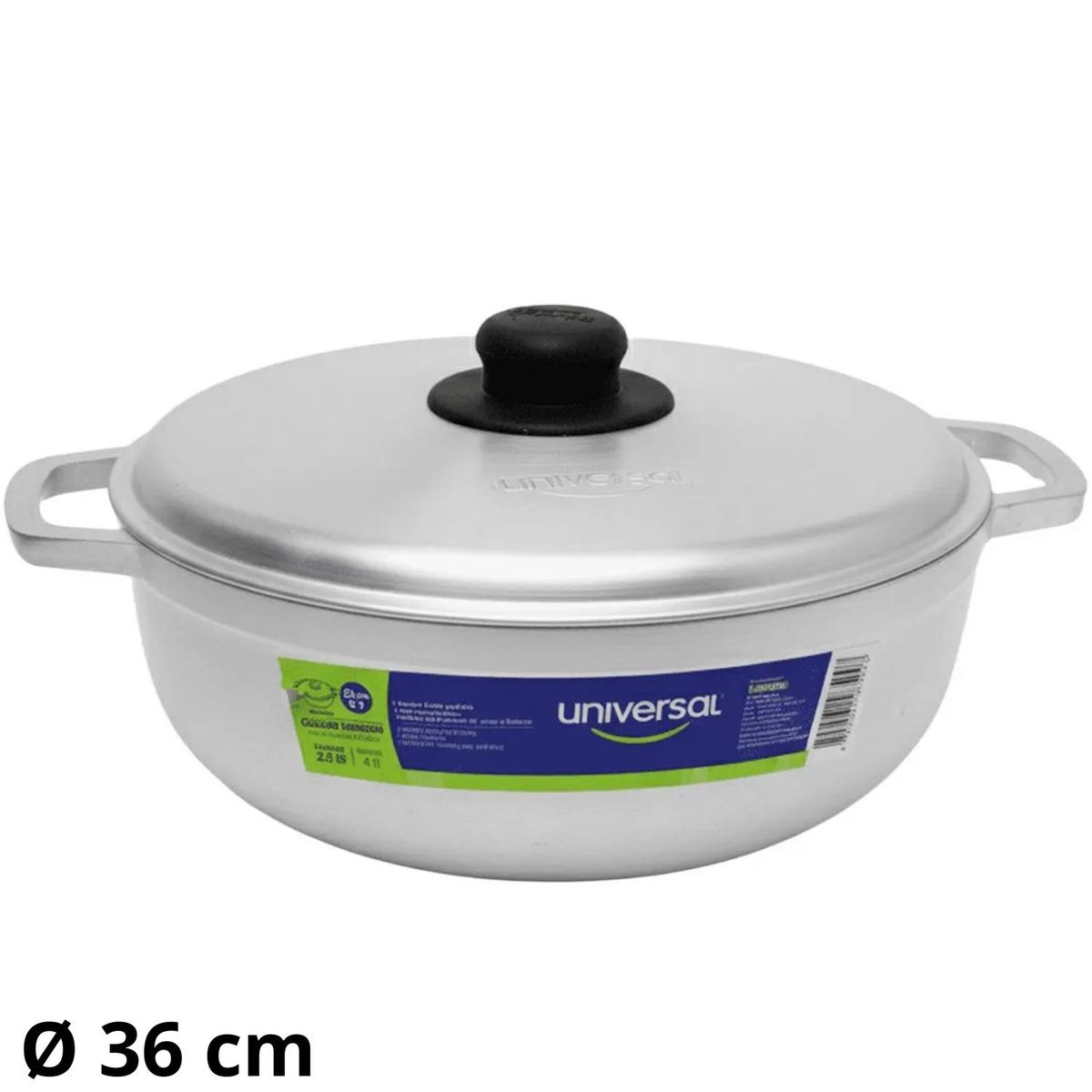 Olla Caldero Aluminio Fundido Ø 36 cm-Universal, marca UNIVERSAL - Foto Principal