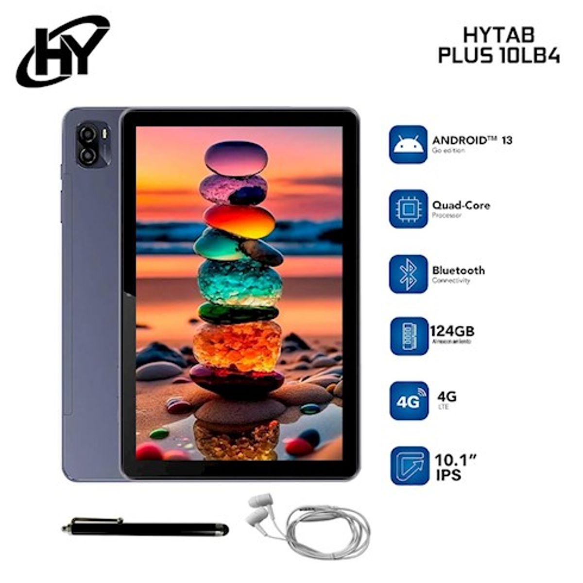 HYUNDAI - Tablet Hyundai HyTab Plus 10LB4 4GB RAM 128GB ROM Pantalla 101” HD IPS