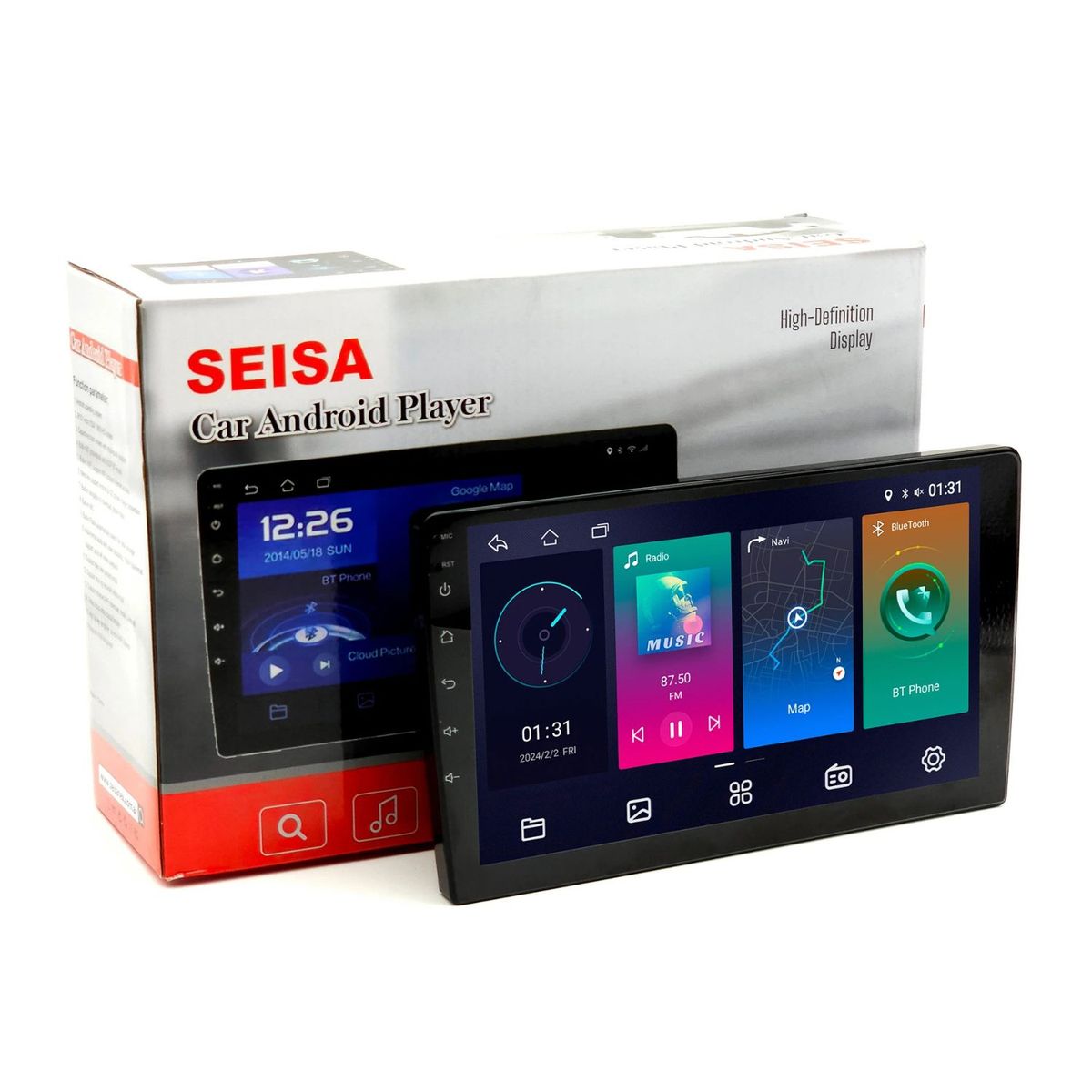 SEISA - Stereo Android MP5 para Auto 9 con Camara Trasera QM-9001A