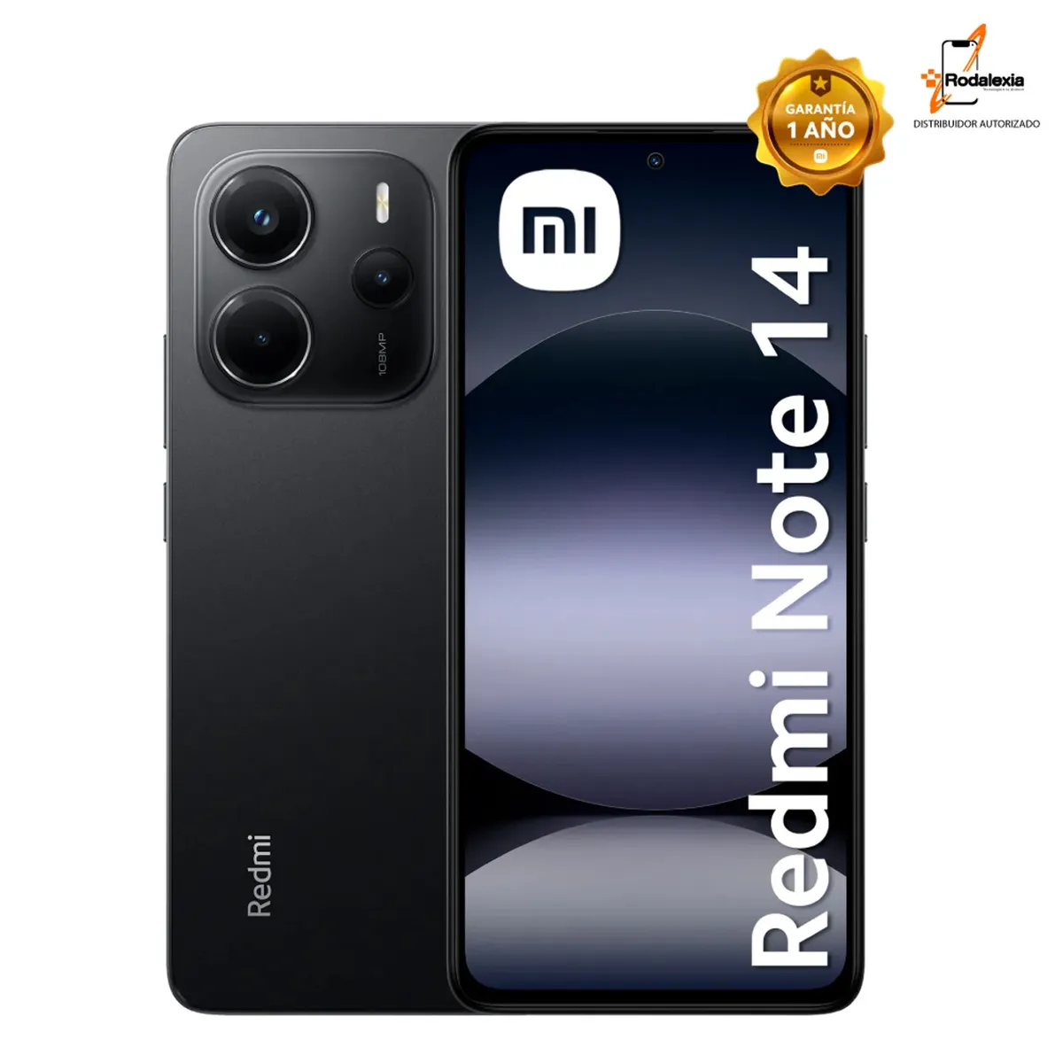 XIAOMI - CELULAR XIAOMI REDMI NOTE 14 8GB RAM 256GB ROM COLOR NEGRO OCASO