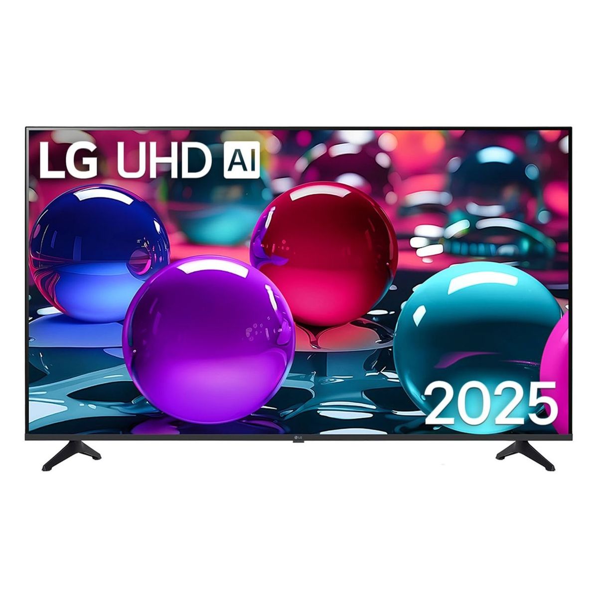 LG - TELEVISOR LG 55” UHD 4K THINQ AI 55UA7300PSB SMART TV 2025 + LG AI MAGIC REMOTE Y RACK FIJO GRATIS