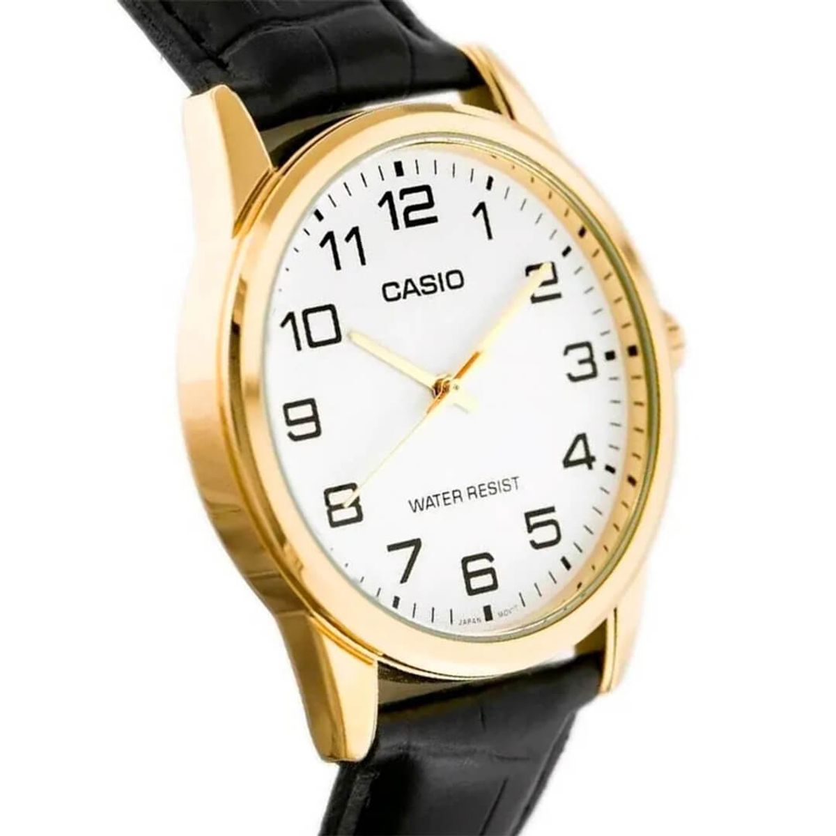 CASIO - Reloj Casio MTP-V001GL-7B Hombre Cuero Negro