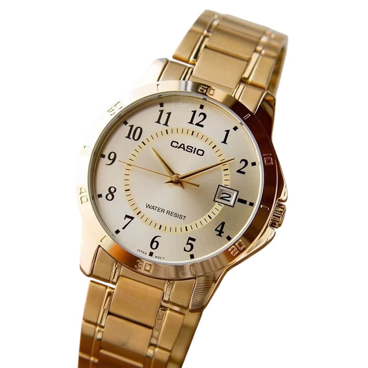 CASIO - Reloj Casio MTP-V004G-9BUDF Hombre Acero Dorado