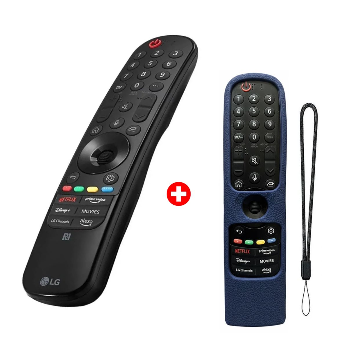 LG - Control LG magic MR24 + funda AZUL NOCHE