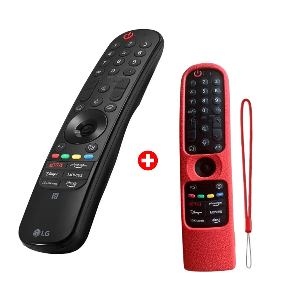 LG - Control LG magic MR24 + funda ROJO