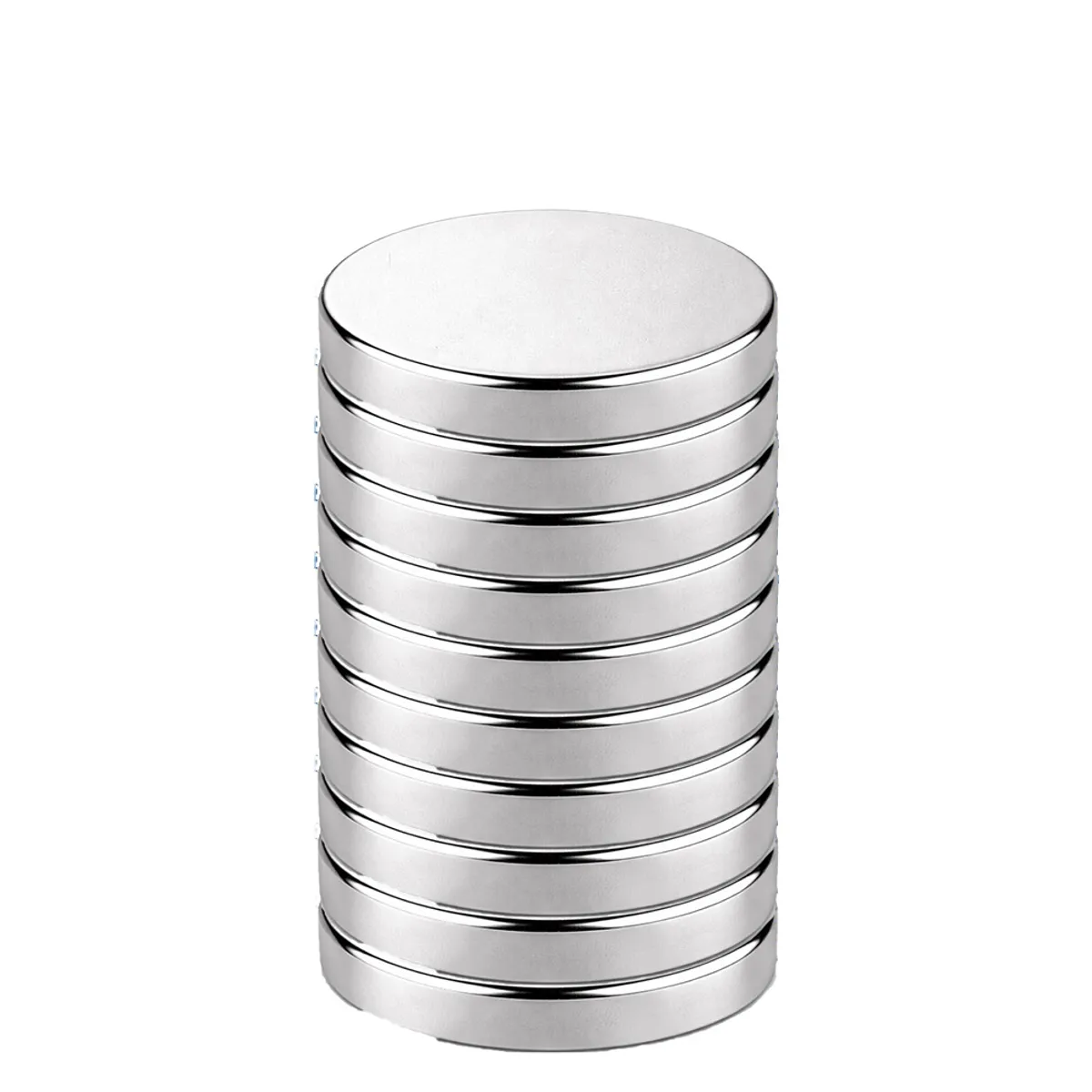 GENERICO - Iman de Neodimio Modelo Disco 15mmx3mm Pack de 10 unds