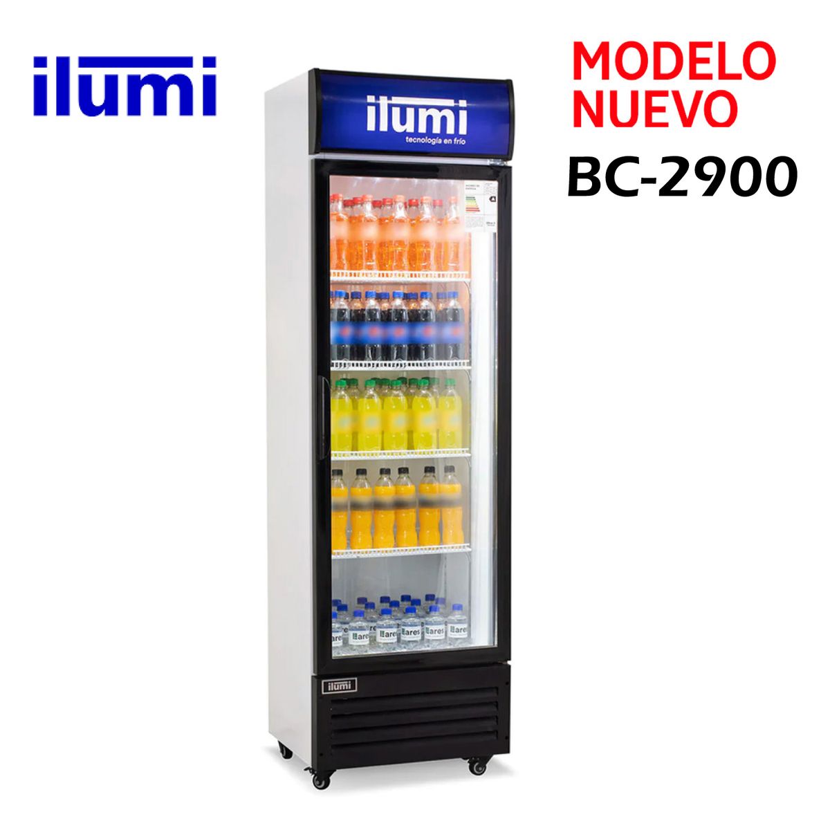 ILUMI - VISICOOLER ILUMI 290 LTS MOD BC-2900 - Blanco