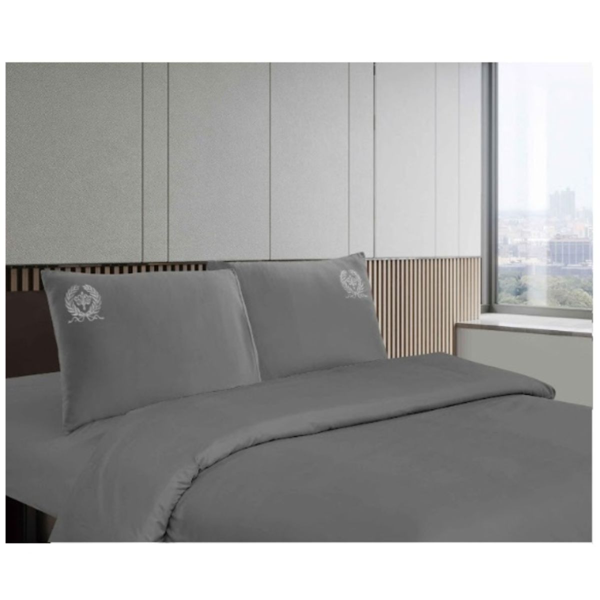 GOLDSUN - JUEGO DE SÁBANAS GOLDSUN COLOR ENTERO DE 2 PLAZAS