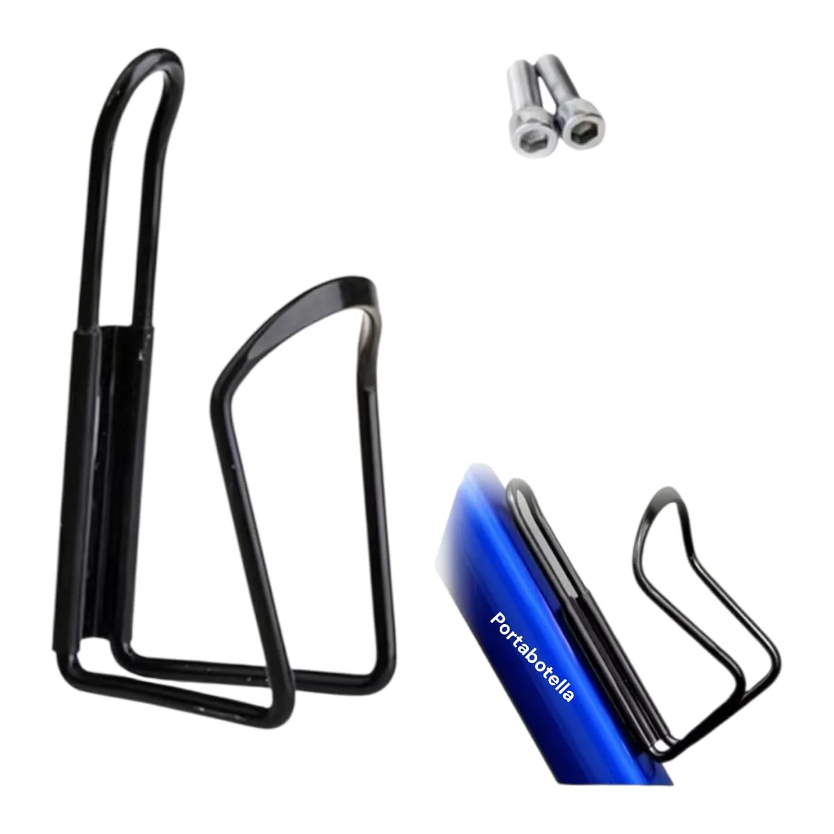 GENERICO - PORTABOTELLA  TOMATODO PARA BICICLETA DE ALUMINIO