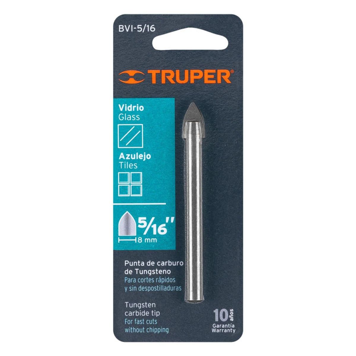 TRUPER - Broca para vidrio y azulejo de 516 Truper - 11703