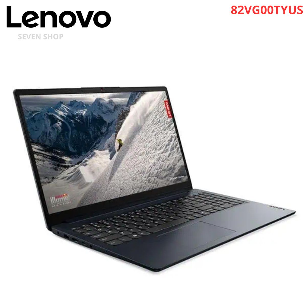 LENOVO - LENOVO IdeaPad 1 15AMN7 AMD Ryzen 5 7520U 256GB  8GB 15.6   WIN11 ABYSS BLUE