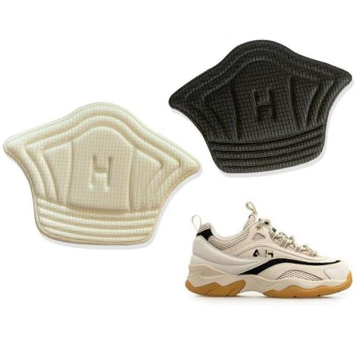 GENERICO - Almohadillas de Talón Antideslizantes para Zapatillas  Evita Rozaduras y Deslizamiento
