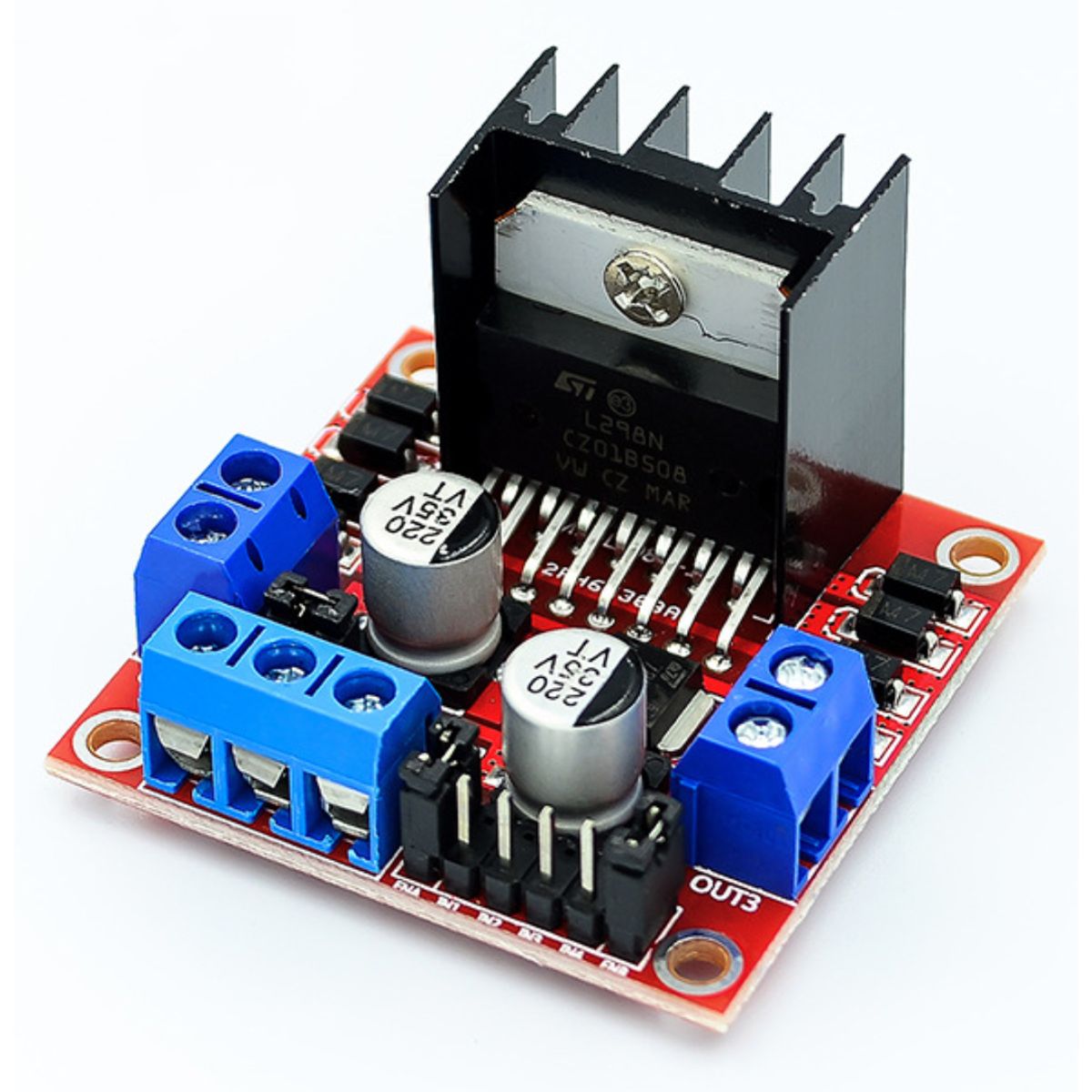 GENERICO - Módulo Driver Motor L298N Doble Puente H 5V–35V