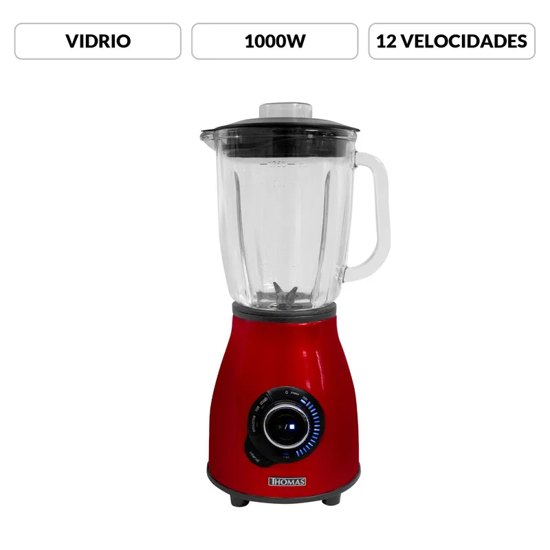 THOMAS - Licuadora 12 velocidades 1.75 LT TH-780VR