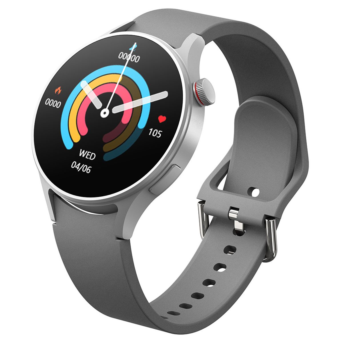 LENOVO - Reloj inteligente de moda y Lenovo LP40Pro Gris y Estuche