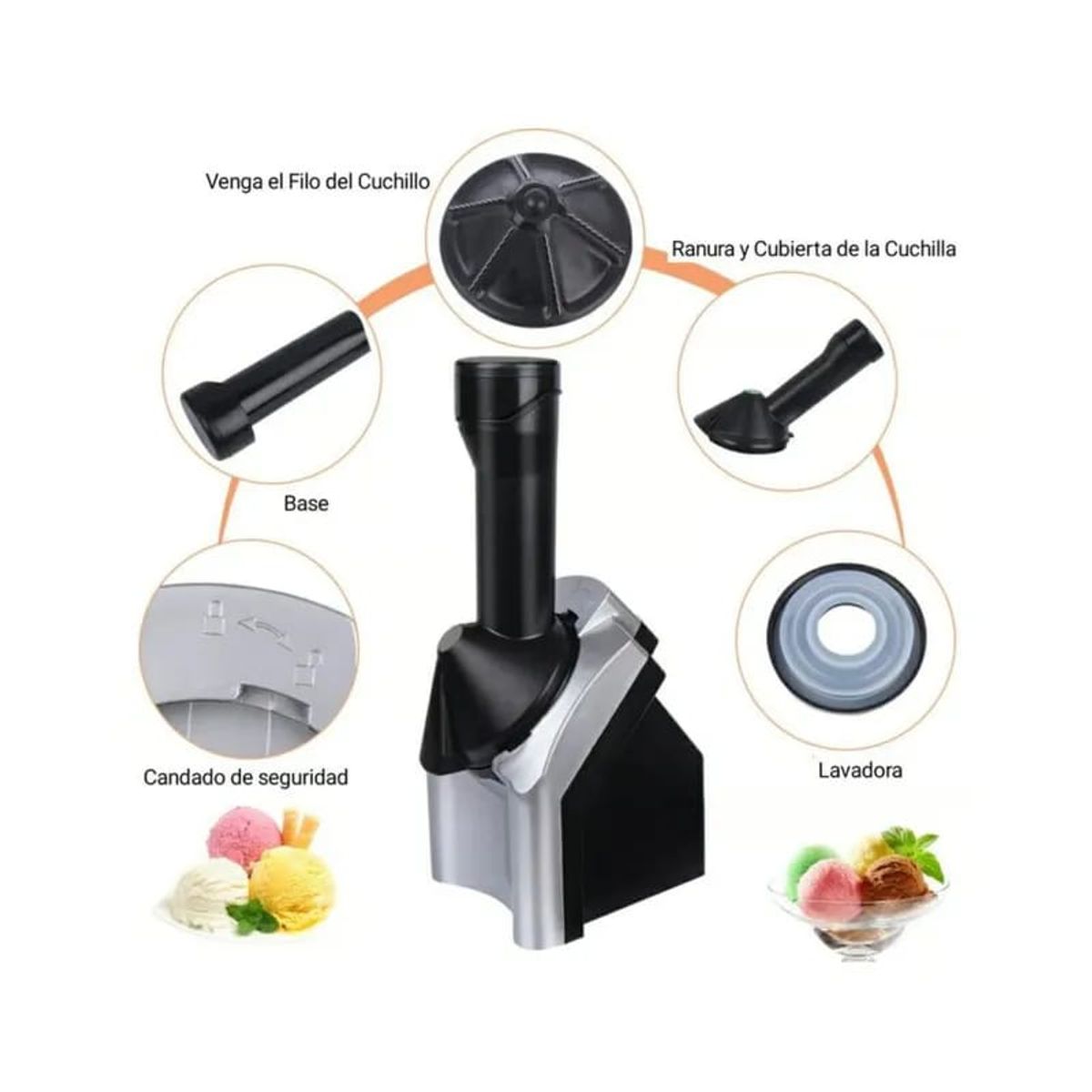 GENERICO - MAQUINA AUTOMÁTICO DE PRENSADO PARA HACER HELADO