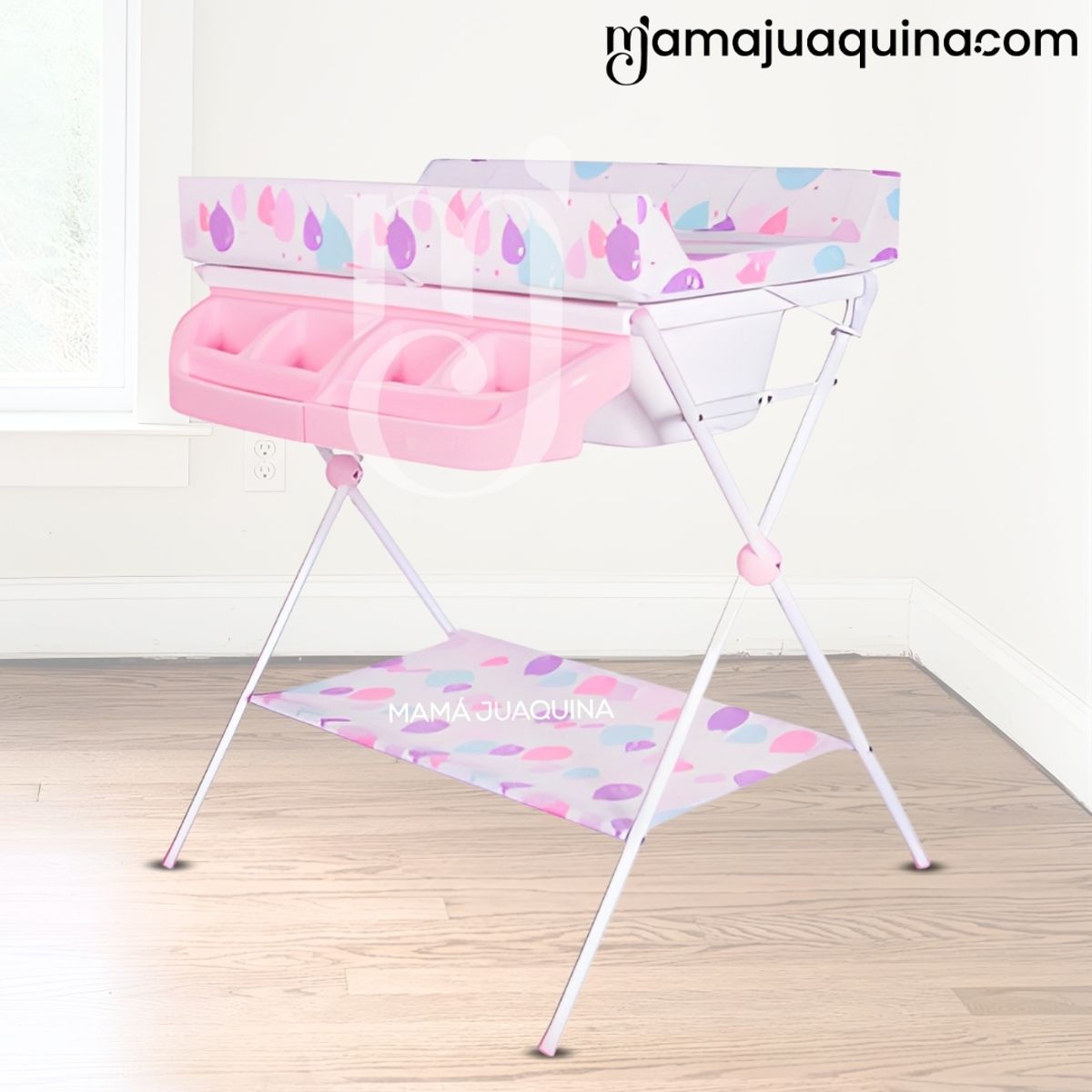 Baby - Bañera Cambiador «EILLEEN» Edición Limitada Dark Pink
