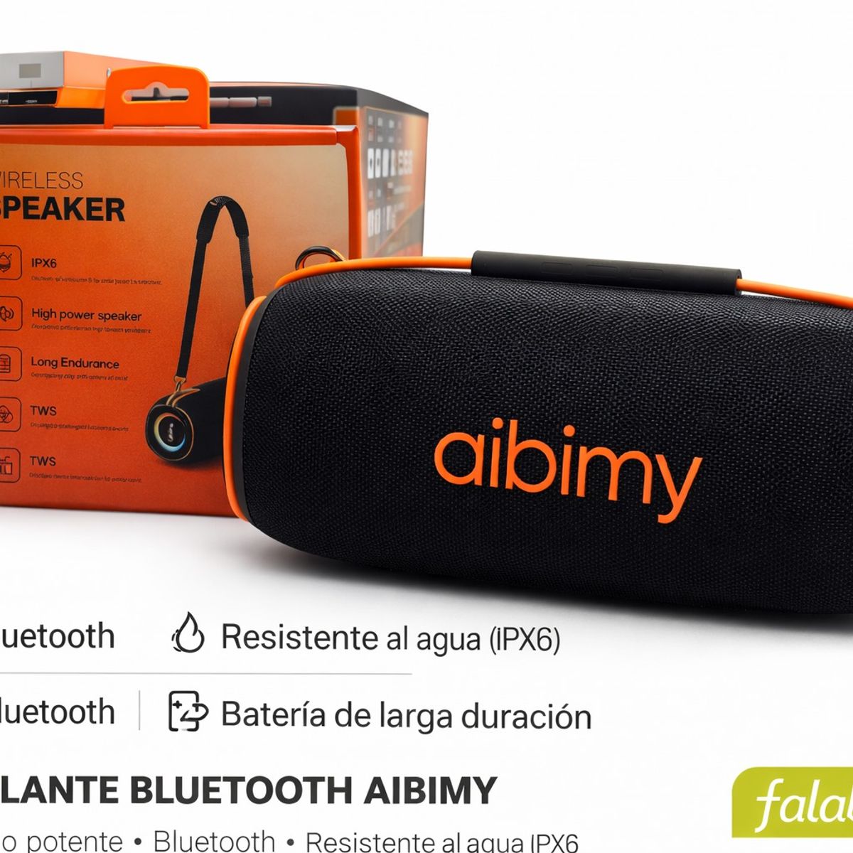 GENERICO - PARLANTE PORTÁTIL AIBIMY BLUETOOTH