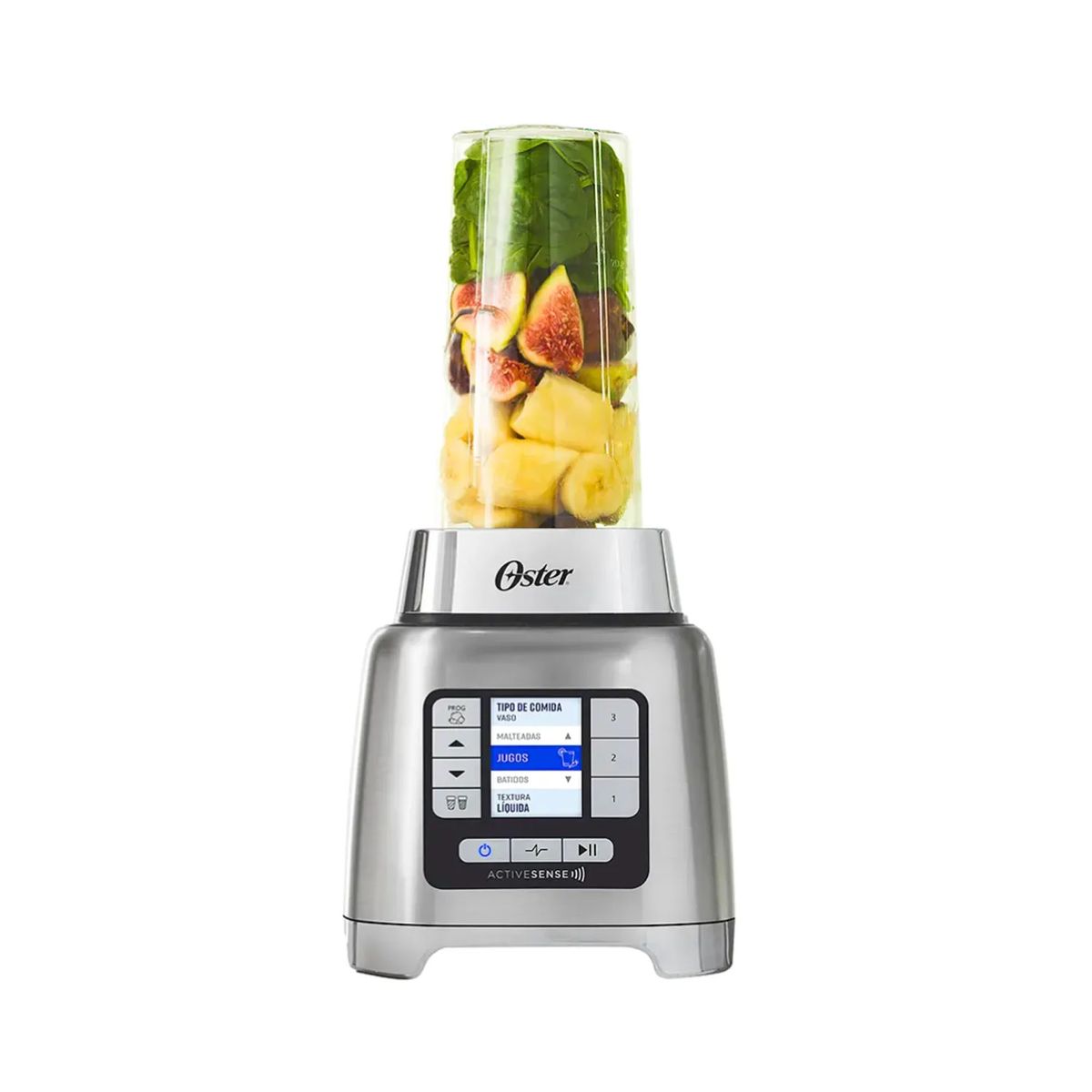 OSTER - Licuadora Oster Activesense Blsttdgnbg Con vaso Blend N Go - Color Gris