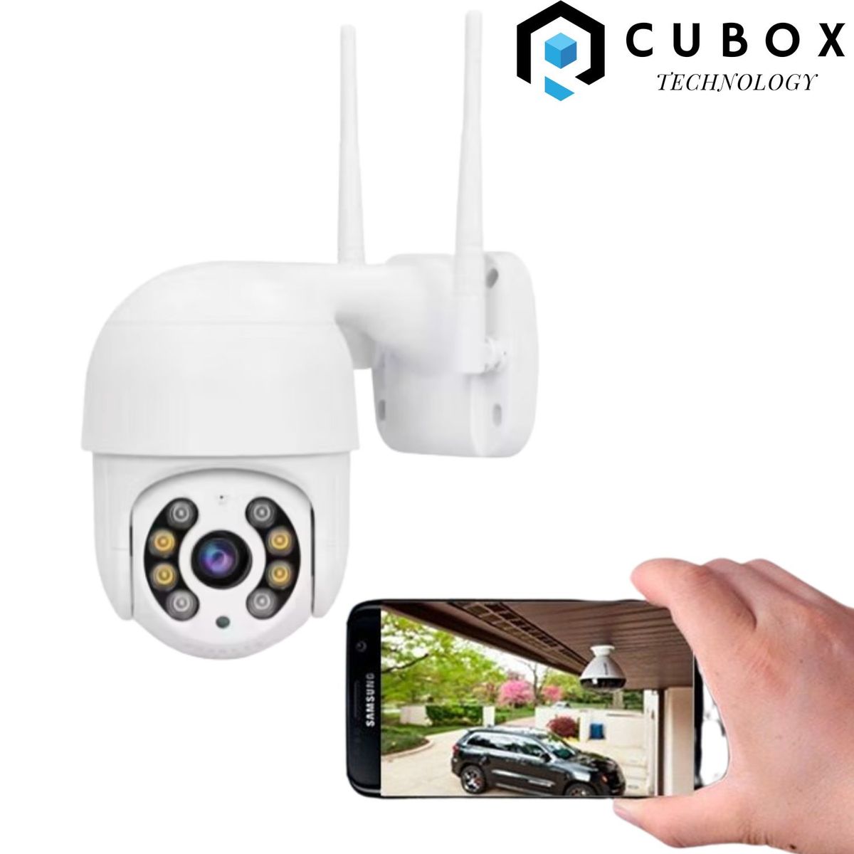 OEM - Cámara de Seguridad IP66 Vigilancia Wifi 4MPx Smart Exterior Audio