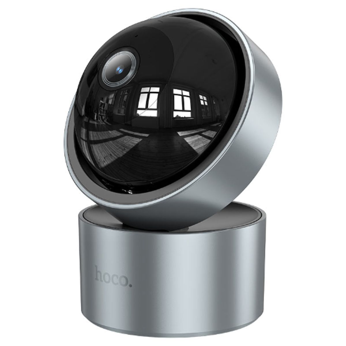 HOCO - Camara de Seguridad para Interiores PTZ 2304 × 1296p HOCO D5 silver gray