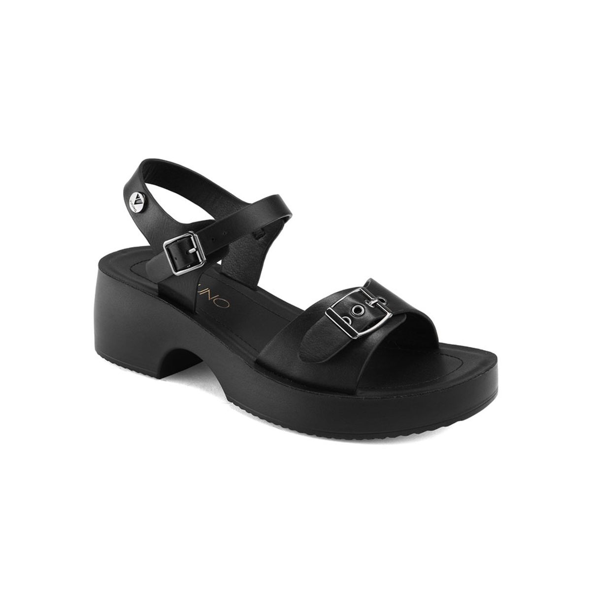 Via Uno - Sandalias Via Uno Yq7686-H19 Black - Mujer