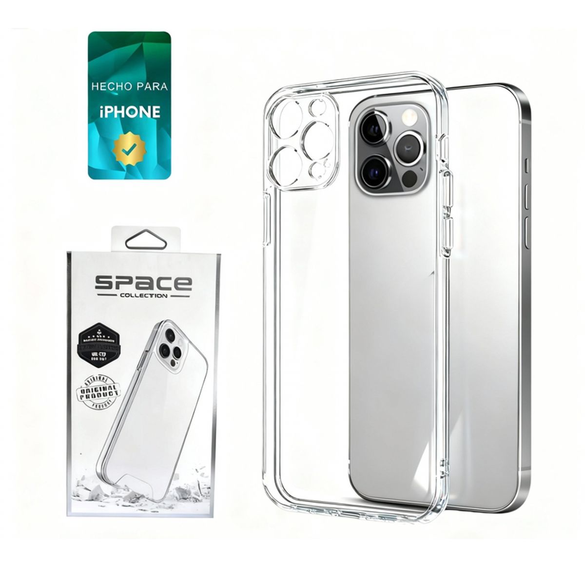 SHIELD - Case Space Transparente para iPhone 16 Pro Max