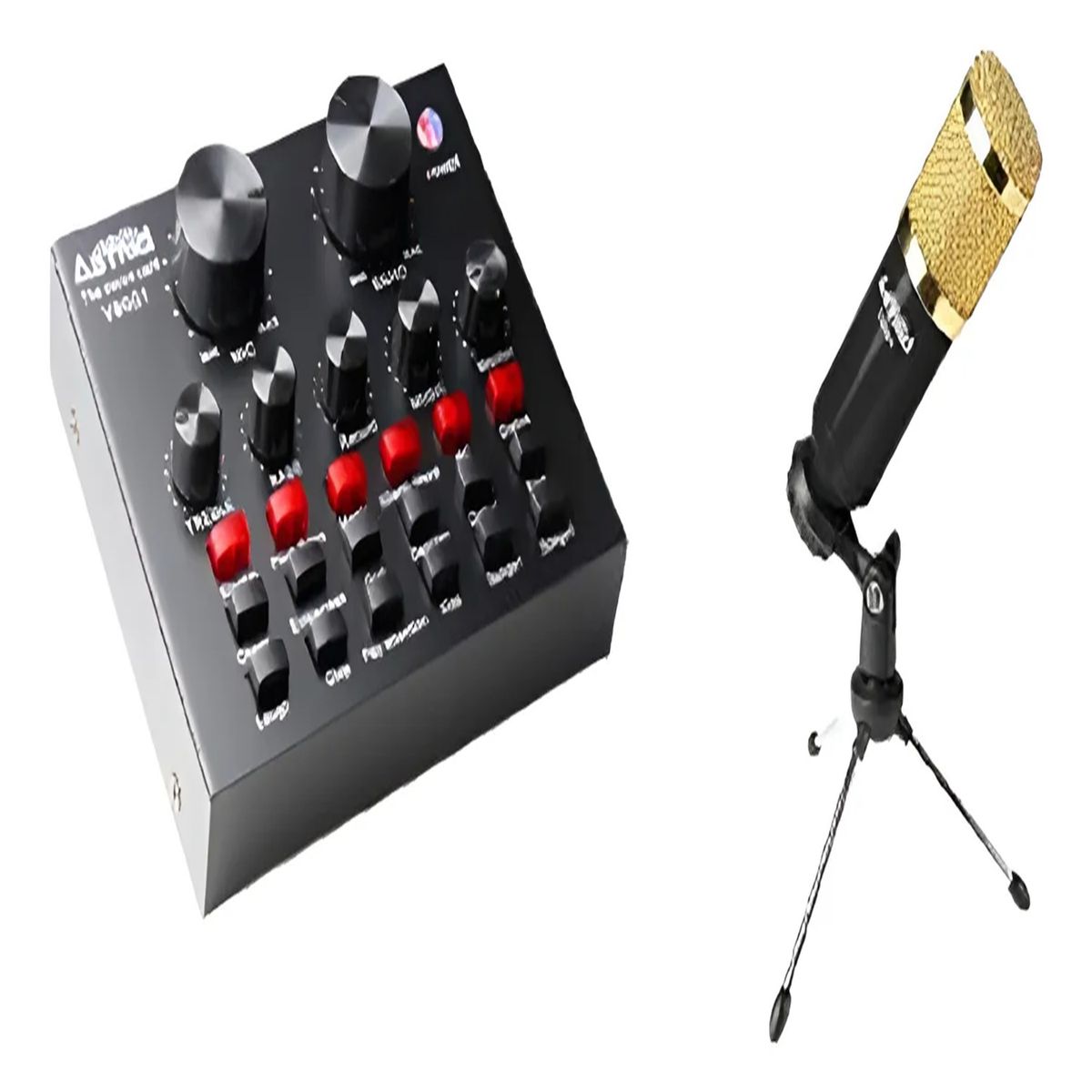 GENERICO - Kit de grabación V8 con micrófono condensador