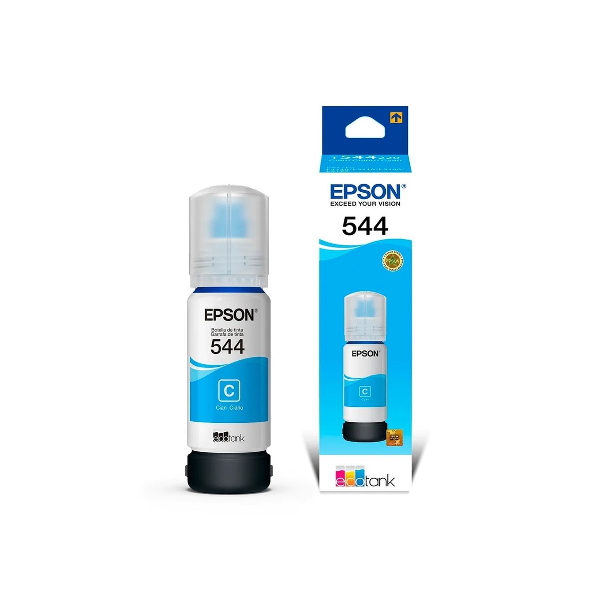 EPSON - Tinta Epson 544 Cyan Botella 65ml